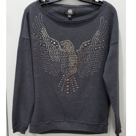 Rock & Republic Studded Sweater- Sz XS - Picture 2 of 5